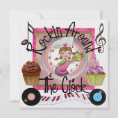 Een Royal Cupcake Rockin' Party - SRF Kaart (Voorkant)