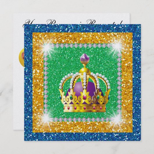 Een royally Elegant Event - SRF Kaart (Voorkant / Achterkant)