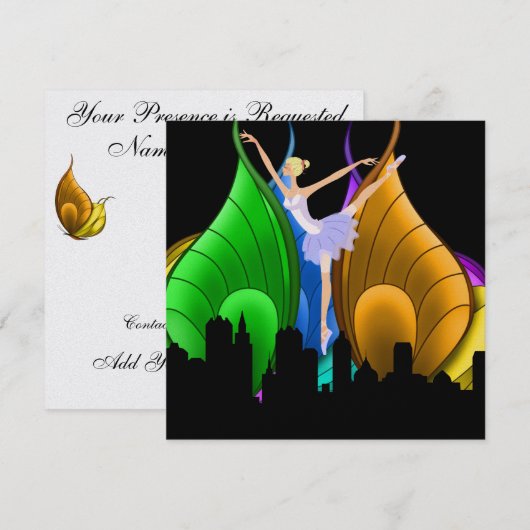 Een royally Elegant Event - SRF Kaart (Voorkant / Achterkant)