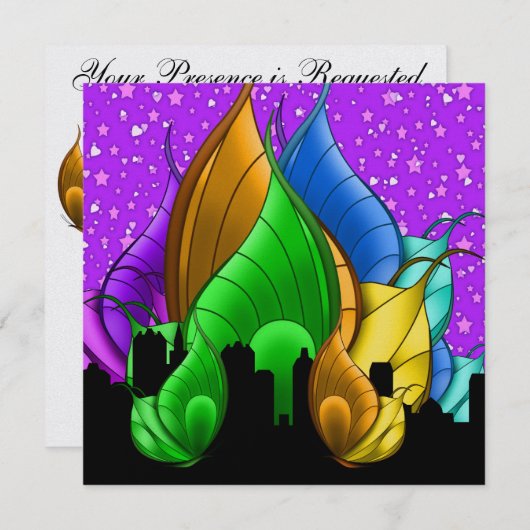 Een royally Elegant Event - SRF Kaart (Voorkant / Achterkant)