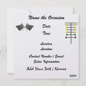 Een Royally Rockin' Racing Party - SRF Kaart (Achterkant)