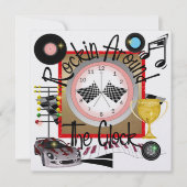 Een Royally Rockin' Racing Party - SRF Kaart (Voorkant)