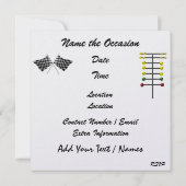 Een Royally Rockin' Racing Party - SRF Kaart (Achterkant)