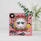 Een Royally Rockin' Racing Party - SRF Kaart (Staand voorkant)