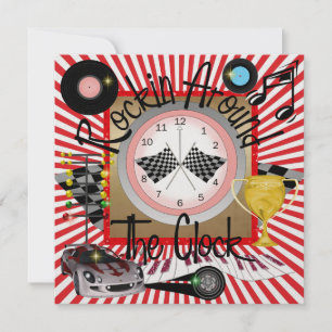 Een Royally Rockin' Racing Party - SRF Kaart