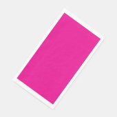 Een roze achtergrond met een servet (Hoek)