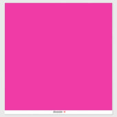 Een roze achtergrond met een sticker (Vel)