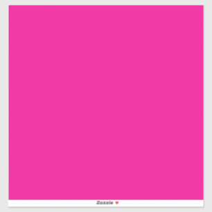 Een roze achtergrond met een sticker