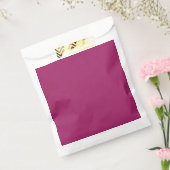 Een roze achtergrond met een witte achtergrond bedankzakje (Gezegeld)