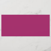 Een roze achtergrond met een witte achtergrond menu (Achterkant)