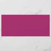 Een roze achtergrond met een witte achtergrond menu (Voorkant)