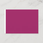 Een roze achtergrond met een witte achtergrond plaatskaartje (Voorkant)