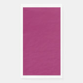 Een roze achtergrond met een witte achtergrond servet (Voorkant)