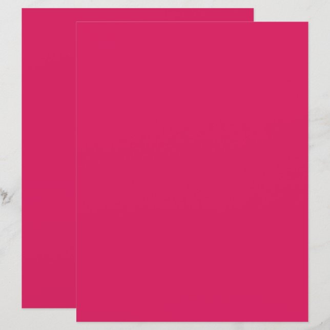 Een roze achtergrond met een witte rand (Voorkant / Achterkant)