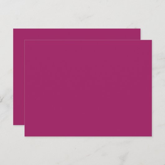 Een roze achtergrond met een witte rand briefkaart (Voorkant / Achterkant)