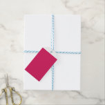 Een roze achtergrond met een witte rand cadeaulabel<br><div class="desc">Het ontwerp is een groot blauw vierkant,  dat een heldere en heldere hemel lijkt te zijn. De kleur van de lucht is een diepe tint blauw,  waardoor het een levendige en levendige uitstraling heeft.</div>