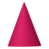 een roze achtergrond met een witte rand feesthoedjes (Voorkant)