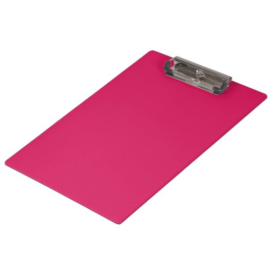 Een roze achtergrond met een witte rand klembord (Gekanteld)