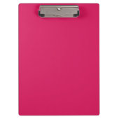 Een roze achtergrond met een witte rand klembord (Voorkant)