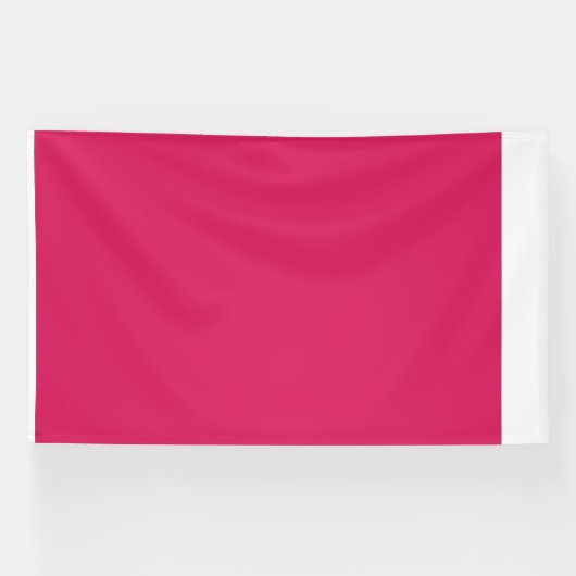 Een roze achtergrond met een witte rand spandoek (Horizontaal)