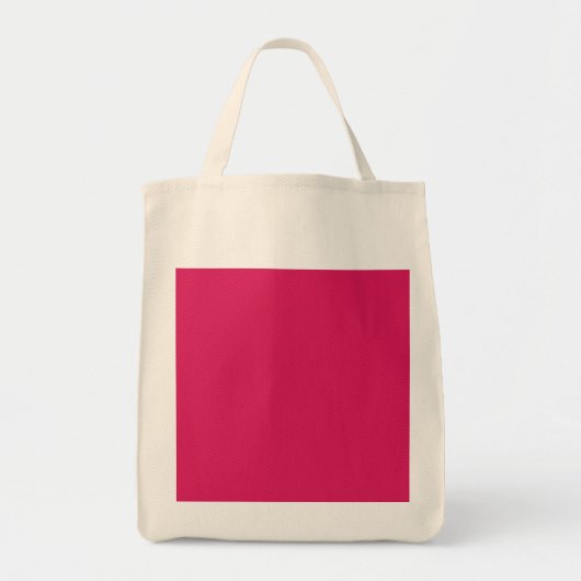 Een roze achtergrond met een witte rand tote bag (Voorkant)