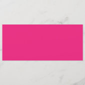 Een roze achtergrond met een zwarte achtergrond menu (Achterkant)