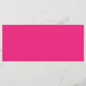 Een roze achtergrond met een zwarte achtergrond menu (Voorkant)