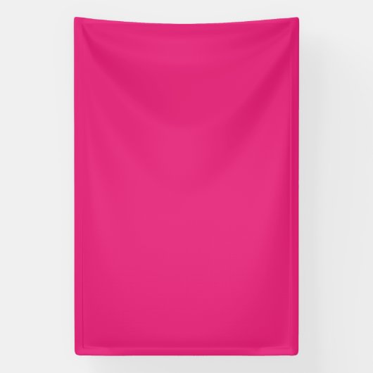 Een roze achtergrond met een zwarte achtergrond spandoek (Verticaal)