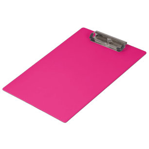 Een roze achtergrond met een zwarte rand klembord