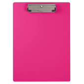 Een roze achtergrond met een zwarte rand klembord (Voorkant)