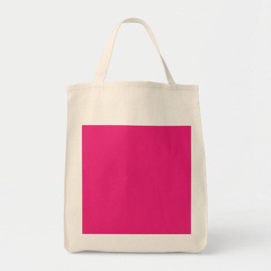 een roze achtergrond met een zwarte rand tote bag (Voorkant)