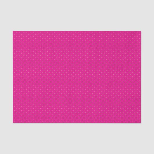 Een roze achtergrond met witte stippen tissuepapier (Voorkant)