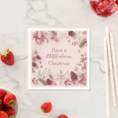 Een roze-alicieuze kerst servet (Insitu)