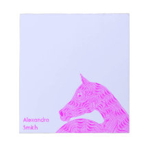 Een roze Arabisch paardenhoofd Persoonlijk Licht B