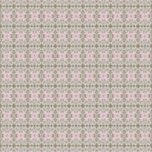 Een roze en bruin patroon op een witte achtergrond sticker (Voorkant)