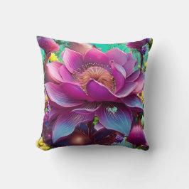 Een roze en paarse bloem kussen