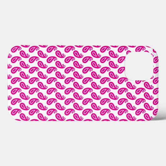 een roze en witte achtergrond met een patroon Case-Mate iPhone case (Achterkant (horizontaal))