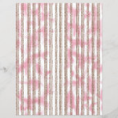 Een roze en witte gestreepte achtergrond (Voorkant)
