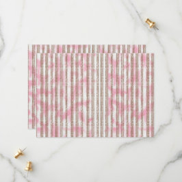 Een roze en witte gestreepte achtergrond save the date