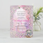 Een roze en witte marmeren afwerking met geborstel kaart (Staand voorkant)