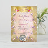 Een roze en witte marmeren afwerking met geborstel kaart (Staand voorkant)