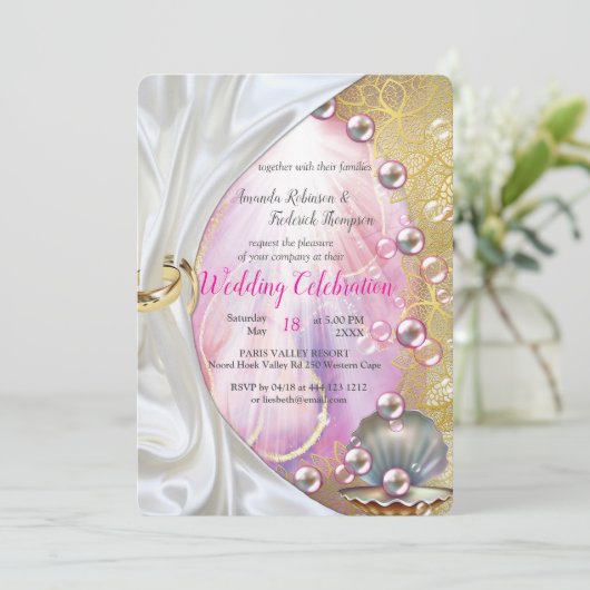 Een roze en witte marmeren afwerking met geborstel kaart (Staand voorkant)