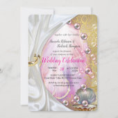 Een roze en witte marmeren afwerking met geborstel kaart (Voorkant)