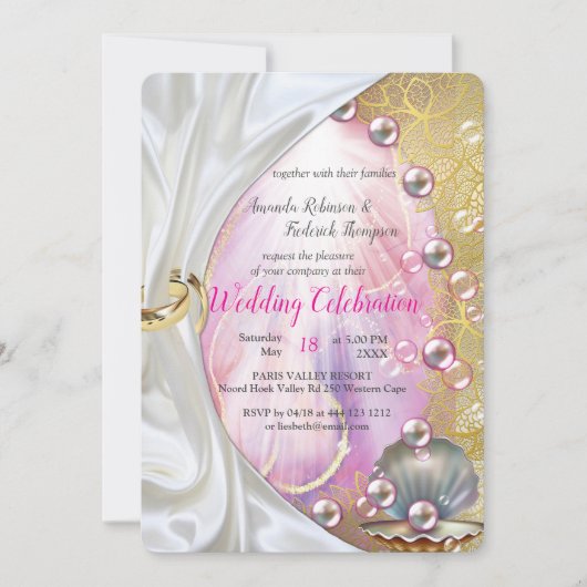 Een roze en witte marmeren afwerking met geborstel kaart (Voorkant)