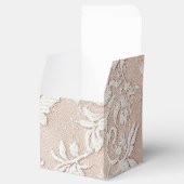 Een Roze Kant Serie Ontwerp #14 Bedankdoosjes (Geopend)
