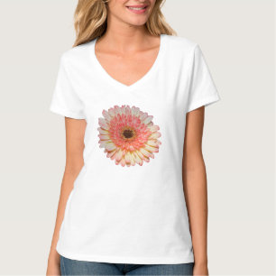 Eén roze kiezelbloem t-shirt