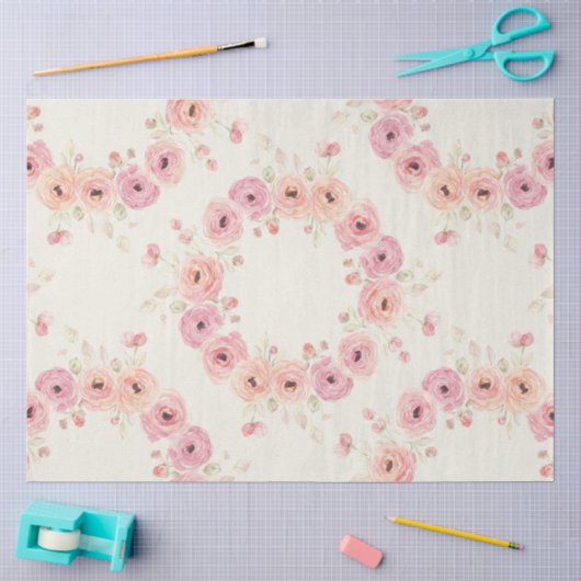 Een Roze Paas Serie Design #12 Tissuepapier (Craft)