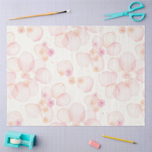 Een Roze Paas Serie Design #2 Tissuepapier (Craft)