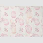 Een Roze Paas Serie Ontwerp #10 Tissuepapier (Voorkant)