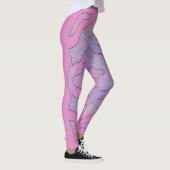 Een  roze "Ratti_Creative_Arts" Leggings (Rechts)